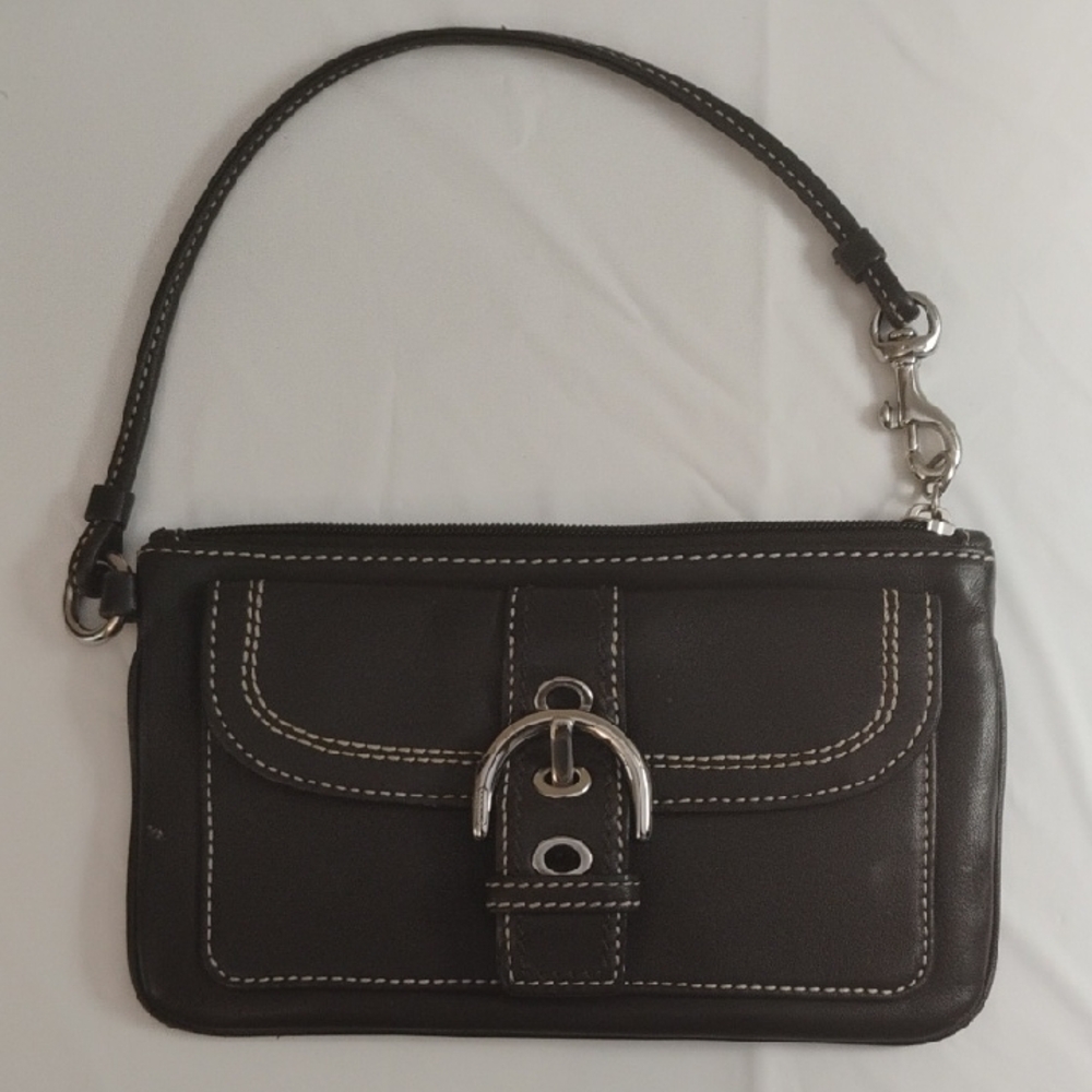 Elegant Black Leather Women's Bag